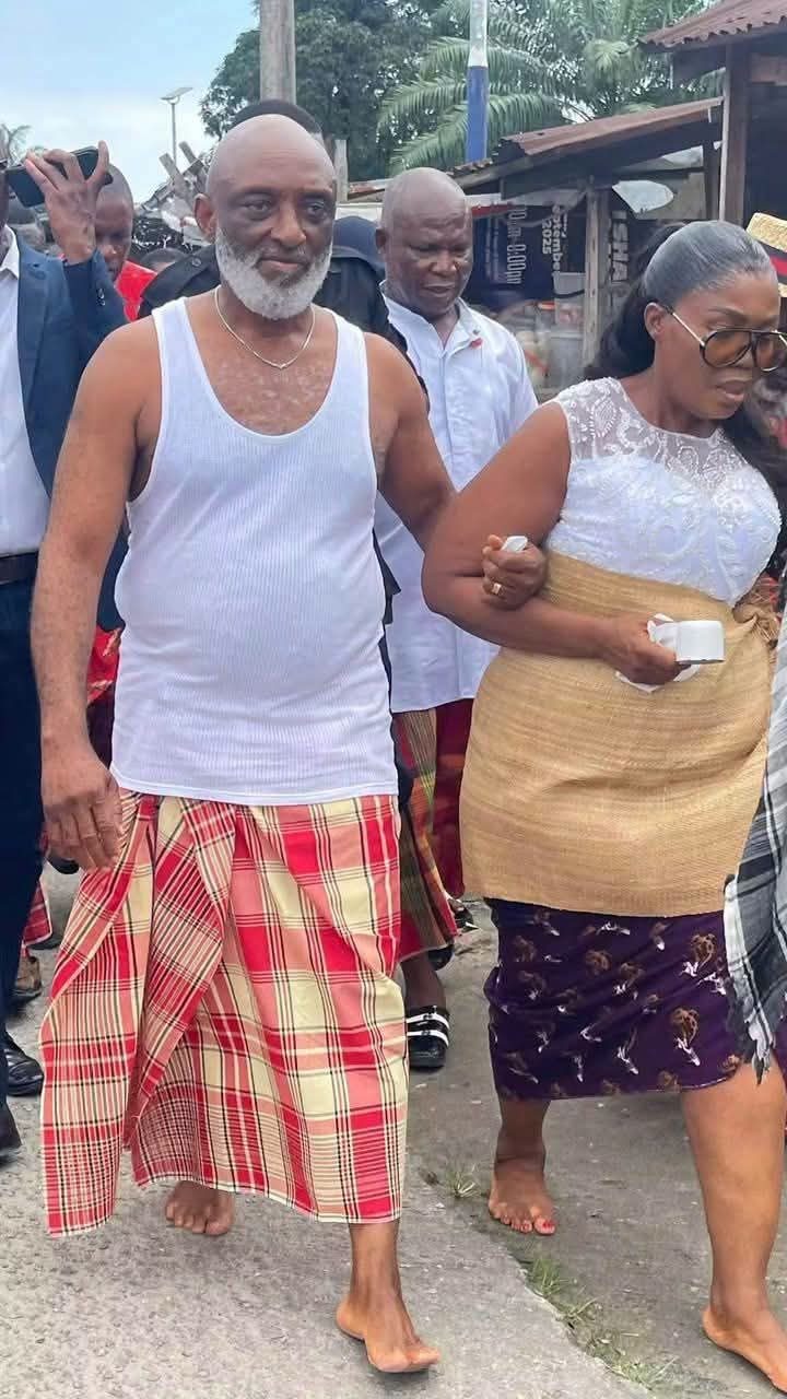 ADC deputy governorship candidate David Okumgba holds Okuru-Kaka ceremony in Okrika, Amaechi makes stopover